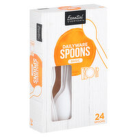 Essential Everyday Spoons, Basic, Dailyware, 24 Each