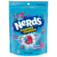 Nerds Candy, Gummy Clusters, Very Berry, 8 Ounce