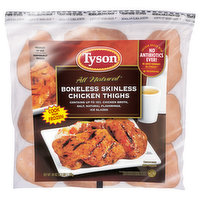 Tyson Chicken Thighs, Boneless, Skinless, 40 Ounce