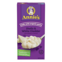 Annie's Macaroni & Cheese, Shells & White Cheddar, 6 Ounce