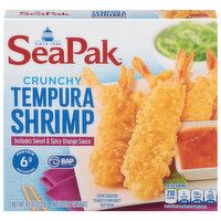 SeaPak Tempura Shrimp, Crunchy, 8.2 Ounce