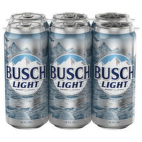 Busch Light Beer, 6 Each