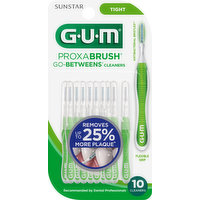 GUM Cleaners, Proxabrush, Go-Betweens, Tight, 10 Each