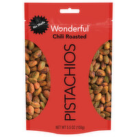 Wonderful Pistachios Pistachios, Chili Roasted, No Shells, 5.5 Ounce