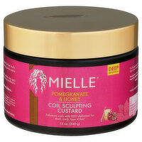 Mielle Coil Sculpting Custard, Pomegranate & Honey, Deep Definition, 12 Ounce