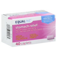 Equaline Stomach Relief, 262 mg, Caplets, 40 Each