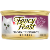 Fancy Feast Cat Food, Gourmet, Grilled, Chicken Feast In Gravy, 3 Ounce