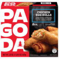 Pagoda Egg Rolls, Chicken, 22 Ounce