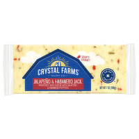 Crystal Farms Cheese, Jalapeno & Habanero Jack, 7 Ounce