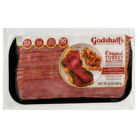 Godshall's Bacon, Original, Turkey, 12 Ounce