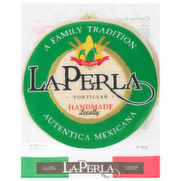 La Perla Tortillas, Handmade Locally, 8 Inch, 10 Each