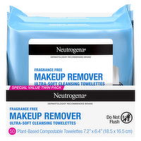 Neutrogena Towelettes, Ultra-Soft Cleansing, Makeup Remover, Special Value Twin Pack, 50 Each