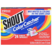 Shout ColorCatcher Dye-Trapping Sheet, 24 Each