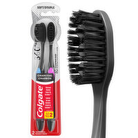 Colgate 360 Charcoal Toothbrush, 2 Each