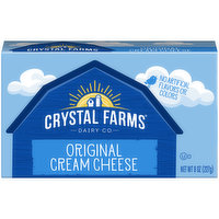 Crystal Farms Original Cream Cheese, 8 Ounce