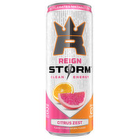 Reign Storm Energy Drink, Citrus Zest, 12 Fluid ounce