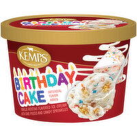 Kemps Singles Birthday Cake Ice Cream, 6 Ounce