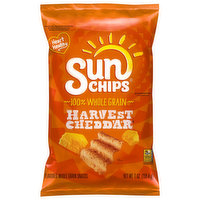 SunChips Whole Grain Snacks, Harvest Cheddar, 7 Ounce