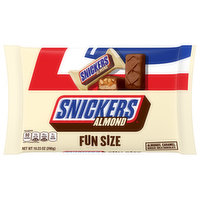 Snickers Candy, Almond, Fun Size, 10.23 Ounce