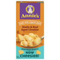 Annie's Macaroni & Cheese, Shells & Real Aged Cheddar