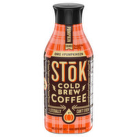 Stok Coffee Beverage, Pumpkin, Creamed, Cold Brew, 48 Fluid ounce