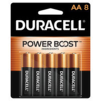 Duracell Batteries, Alkaline, AA, 1.5 V, 8 Each