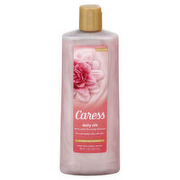 Caress Daily Silk Body Wash, White Peach & Orange Blossom, 18 Ounce