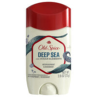 Old Spice Antiperspirant & Deodorant, Deep Sea with Ocean Elements, 2.6 Ounce