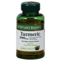 Nature's Bounty Turmeric, 1000 mg, Capsules, 60 Each