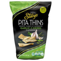 Stacy's Pita Thins, Garlic & Herb, Bake, 6.75 Ounce