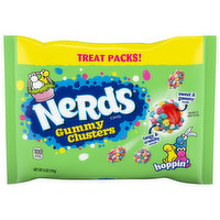 Nerds Candy, Gummy Clusters, Hoppin', Treat Packs!, 6 Ounce