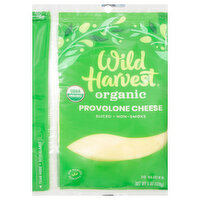 Wild Harvest Sliced Cheese, Organic, Provolone, 10 Each