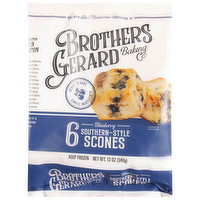 Brothers Gerard Baking Co. Scones, Blueberry, Southern-Style, 6 Each