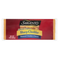 Sargento Cheese, Sharp Cheddar, 8 Ounce