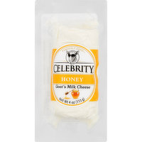 Celebrity Cheese, Goat's Milk, Honey, 4 Ounce