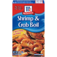 McCormick Golden Dipt Shrimp & Crab Boil Spice, 3 Ounce