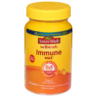 Nature Made Immune Max, Tangerine, 3 in 1 Blend, Gummies, 42 Each