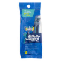 Gillette Venus Razors, Disposable, Ultragrip, Pivot, Gillette Sensor Plus 2, 5 Each