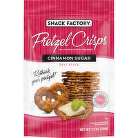 Snack Factory® Cinnamon Sugar Pretzel Crisps, 7.2 Ounce