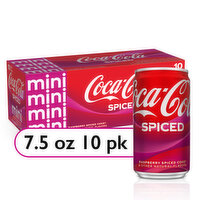Coca-Cola Spiced Coca-Cola Spiced Raspberry Fridge Pack Cans, 7.5 fl oz, 10 Ct, 10 Each