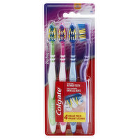 Colgate Toothbrushes, Soft, 4 Value Pack, 4 Each