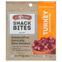 Old Wisconsin Snack Bites, Turkey, 8 Ounce