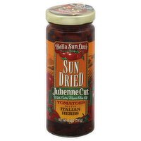 Bella Sun Luci Tomatoes, with Italian Herbs, Julienne Cut, 8.5 Ounce