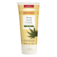 Burts Bees Hand Cream, Hemp, Dry Skin, 2.5 Ounce