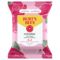 Burt's Bees Facial Towelettes, Micellar, 3 in 1, 30 Each