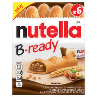 Nutella B-Ready Crispy Wafer, B-Ready, 6 Each