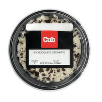 Cub Bakery Chocolate Cream Pie 4", 1 Each