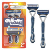 Gillette Sensor5 Men's Disposable Razors, 2 Ct, 2 Each