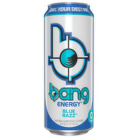 Bang Energy Drink, Blue Razz, 16 Fluid ounce
