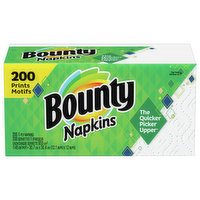 Bounty Napkins, Prints, 1-Ply, 200 Each
